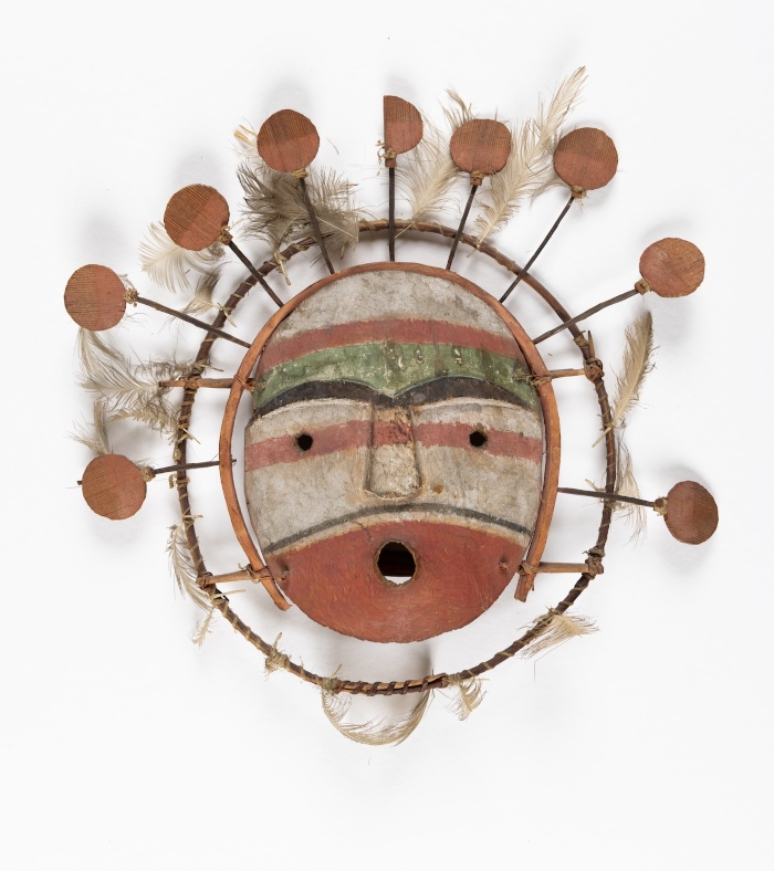 Alutiiq Museum : External Object : Mask, Carved [1997.020.012a-j]